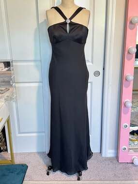 Evening Gown David's Bridal Black Sequin Dress David's Bridal Dresses Navy  Blue Sequin Prom Dress Poshmark